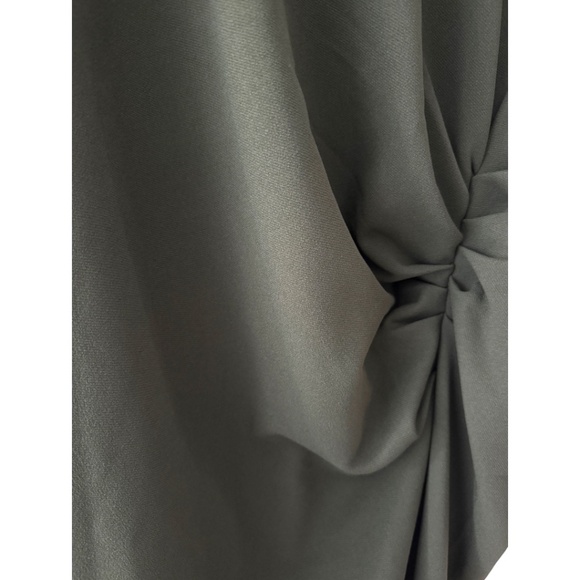 ZARA Ruched Midi Dress | XL - Picture 5 of 7